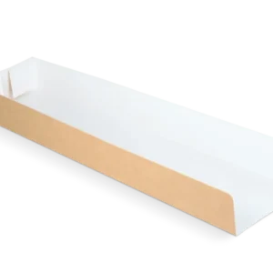 takeaware.nl Friet- en snackbakjes Panini tray kraft/wit BIO