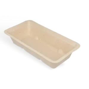 Croquette trays Sugarcane A5 7x3x14 cm (500 pcs)