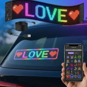 LED Customizable Fun Ride Bluetooth Car Sign