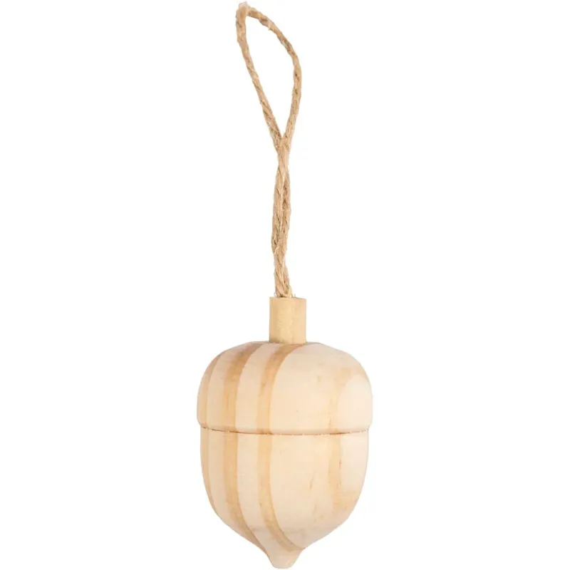 Acorn, H: 4 cm, dia. 3 cm