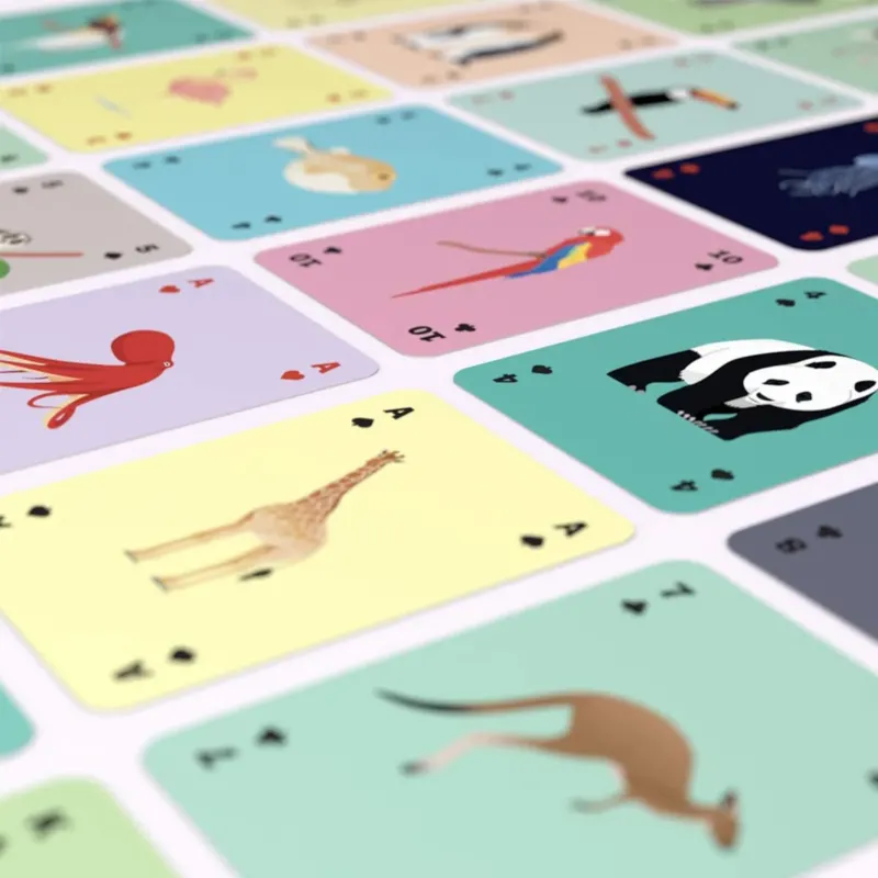 Spielkarten Animals – Tiermotive · 54 Karten | The Cool Club