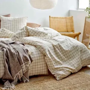Bettwäsche Offwhite 140x200 - 63x60