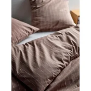 Bettwäsche, 2er-Set - Södahl - 140x220 cm - Zen - Taupe