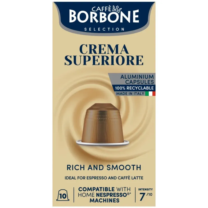 Caffè Borbone Cápsulas Compatibles con Nespresso®* - Crema Superiore