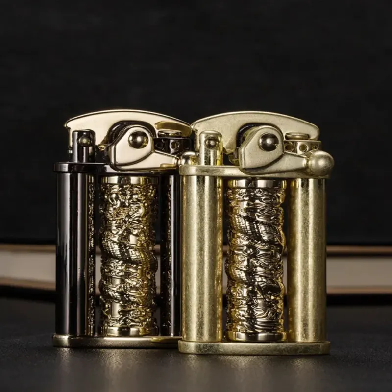 Eco Flame Vintage Brass Kerosene Lighter - Image 0