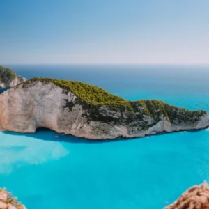 Duschrückwand-Der Strand von Navagio - Griechenland