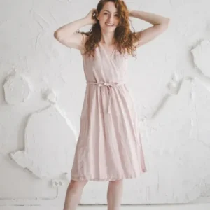 Wrap Linen Sleeveless Dress - Epic Linen conscious fashion