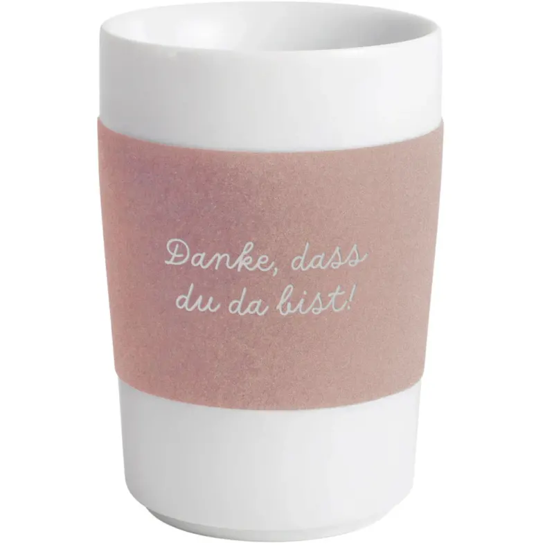 KAHLA touch! Maxi-Becher 0,35 l pastel rose individualisiert