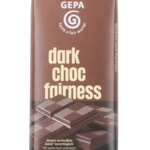 Chocolate con alto contenido en cacao - GEPA BIO chocolate