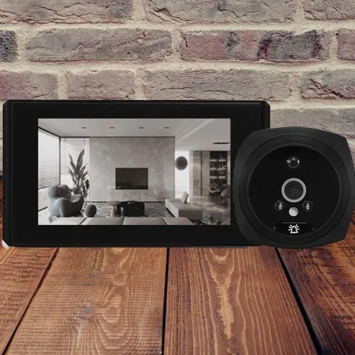 Smart Motion Detector Door Peephole Camera - Image 0