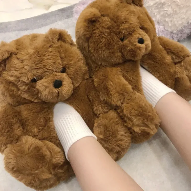 Warm Bear Paws Cute Home Slippers - Image 0