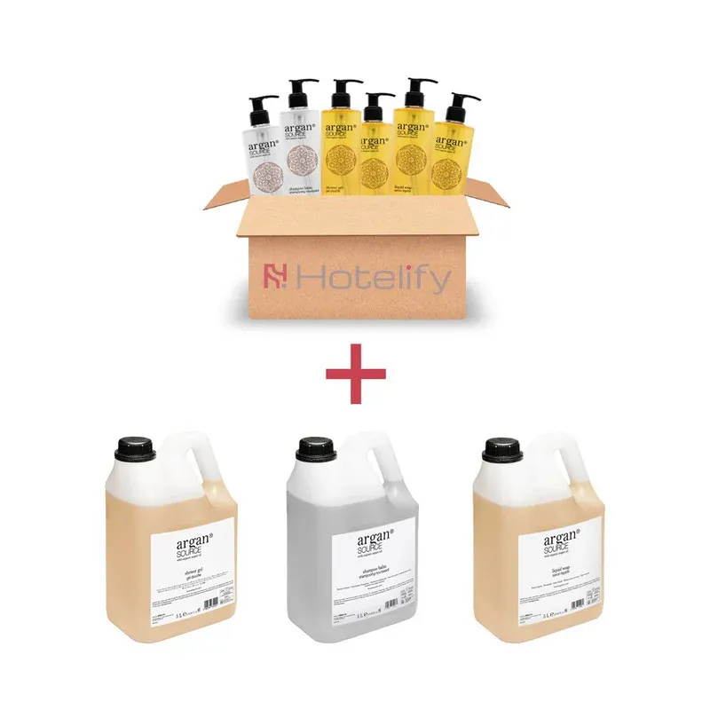 Kit Argan Source dispenser con ricarica