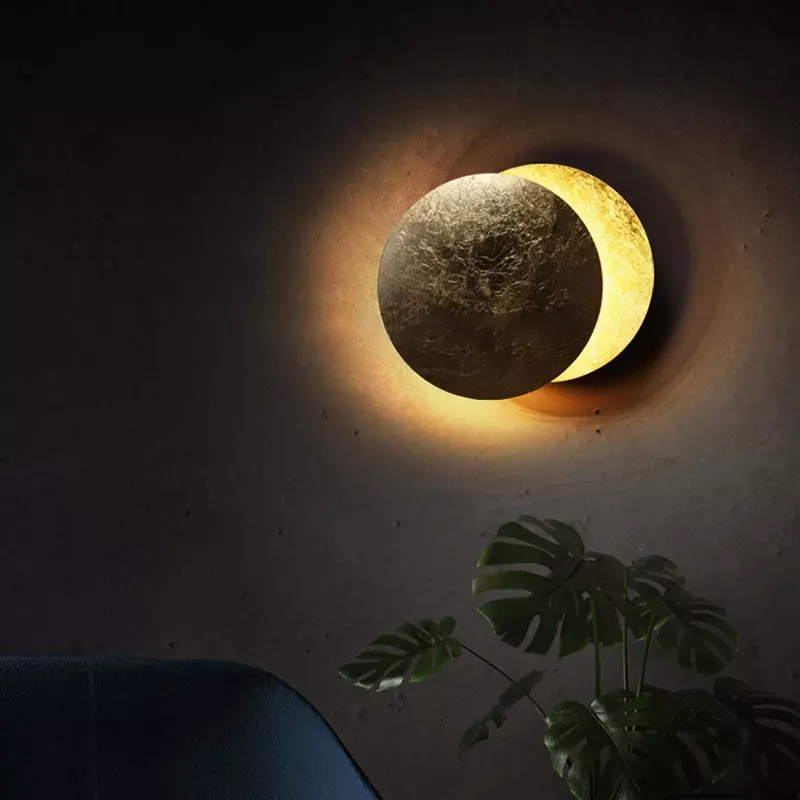 Modern Decor Eclipse Lunar Glow Wall Lamp - Image 0