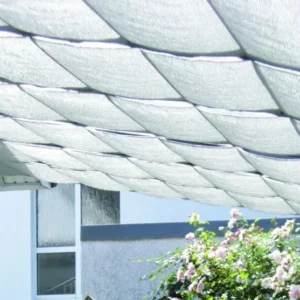 Hoklartherm Beschattungsbahnen silber/ weiß & silber/ grau für Terassenüberdachung 3000 mm lang x 1000 mm breit