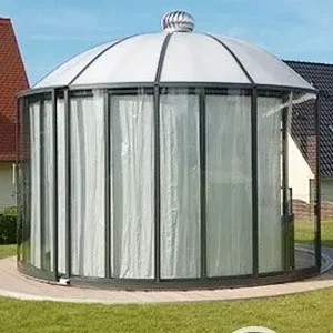 Hoklartherm Beschattung -SEITE- für Pavillon Rondo "HOKLAR-Sun"