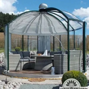 Hoklartherm Beschattung -DACH- für Pavillon Rondo "HOKLAR-Sun"
