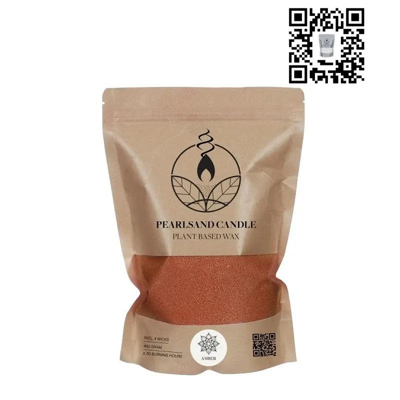 Pearlsand Scented Candle 400gr Amber