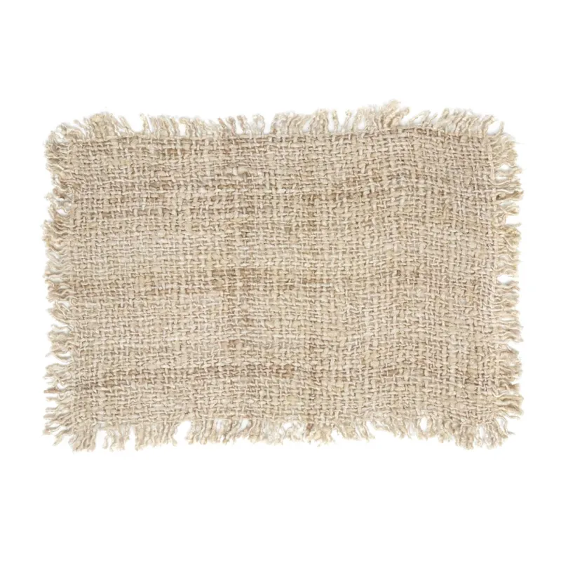 OH MY GEE Placemat Set Of 4 Beige front view