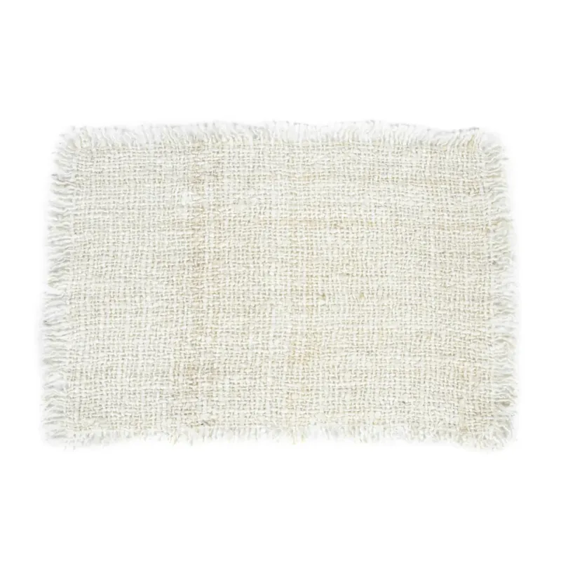 OH MY GEE Placemat Set Of 4 Cream front view