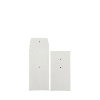 Paper invoice holders with a Japanese-style fastening 11x22+2x1,25cm White