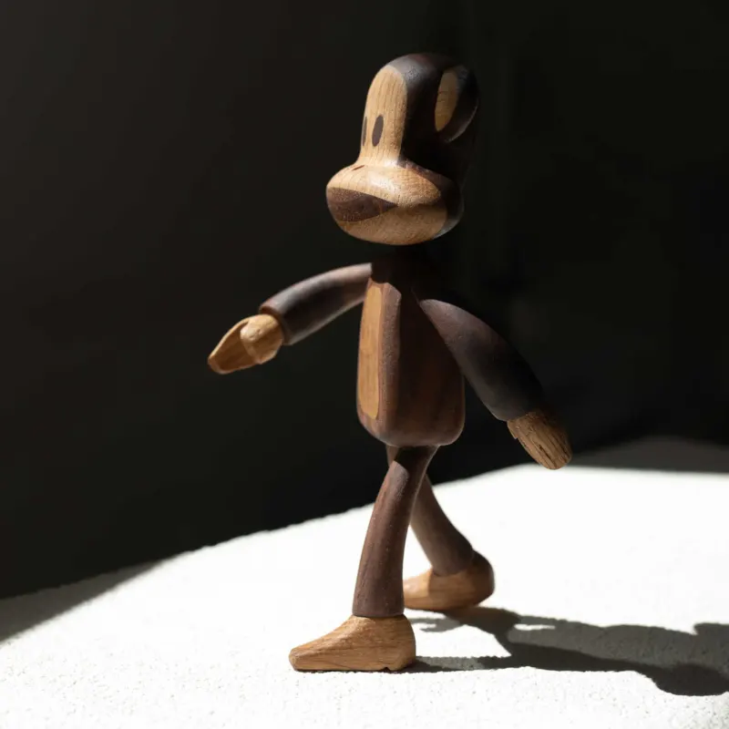 Holzfigur Julius Klein – Walnuss/Eiche · 14 cm | boyhood × Paul Frank