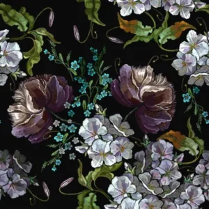 Küchenrückwand-Blüten in der Nacht