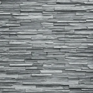 Küchenrückwand-Graue Steinziegel