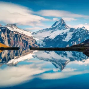 Küchenrückwand-Panoramablick auf Bachalpsee