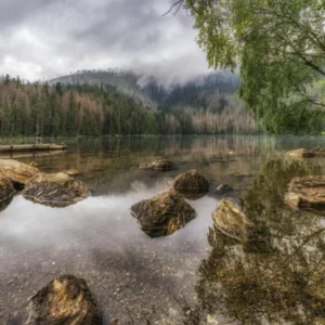 Küchenrückwand-Sumava - Schwarzer See - Tschechische Republik