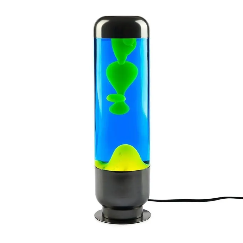 Lavalampe Capsule – Grün-Blau · Aluminium · 35 cm | Balvi