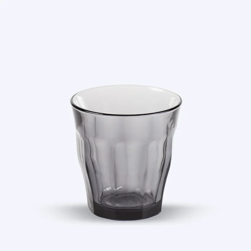 Le Picardie - Verre à eau - Gris - 25cl (Lot de 4)
