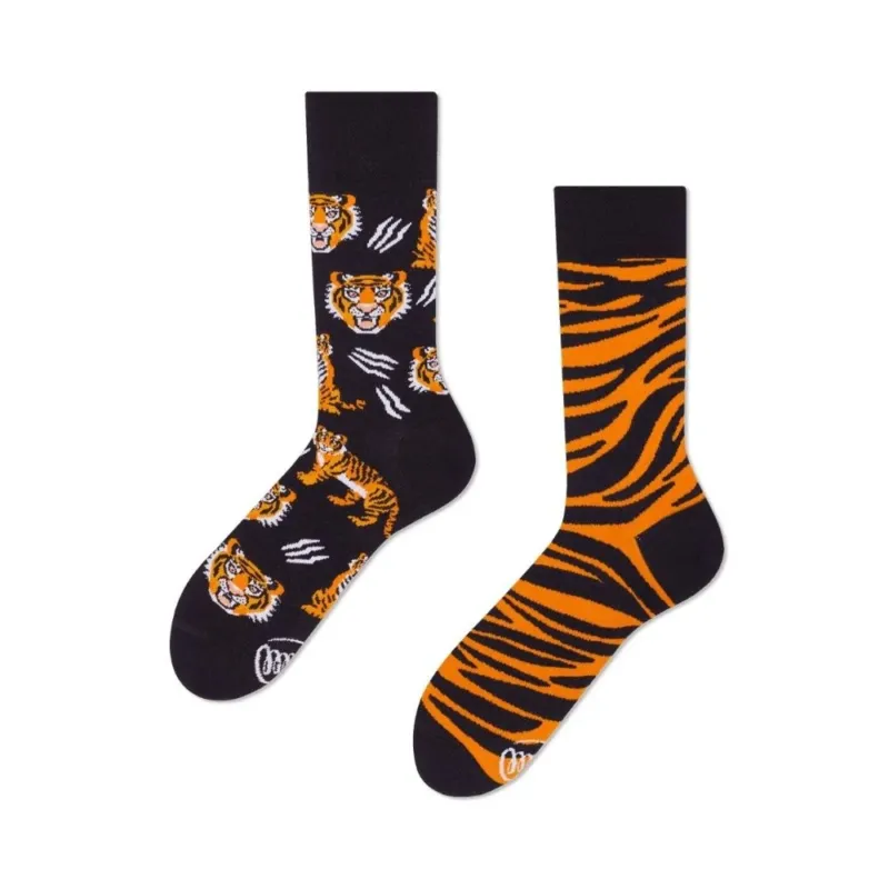 Motivsocken "FEET OF THE TIGER" von Many Mornings