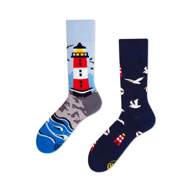 Motivsocken "NORDIC LIGHTHOUSE" von Many Mornings