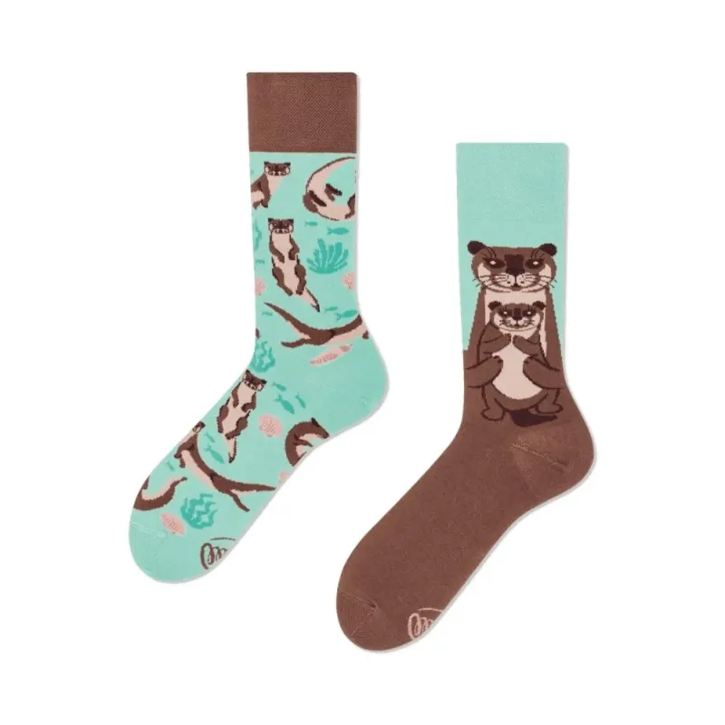 Motivsocken "OTTER STORIES" von Many Mornings