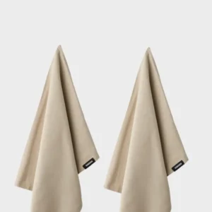 HUMDAKIN Bio Geschirrtuch - 2er Pack Organic Textiles 01 Light Stone