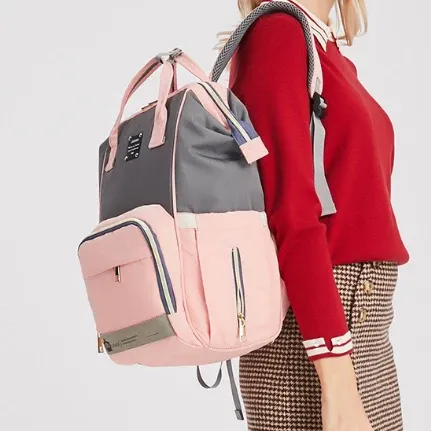 Large Capacity USB Mom Baby Diaper Backpack - Image 0