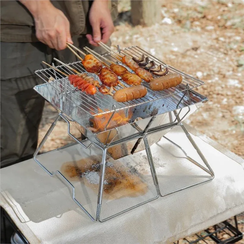 Camping Chef Stainless Steel Detachable Foldable Grill - Image 0