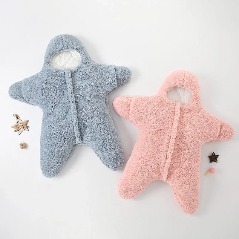 Cute Baby Starfish Winter Onesie - Image 0