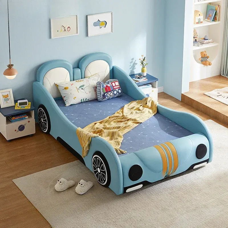 Turbo Race Car Cozy Dreamy Kids Bed - Image 1