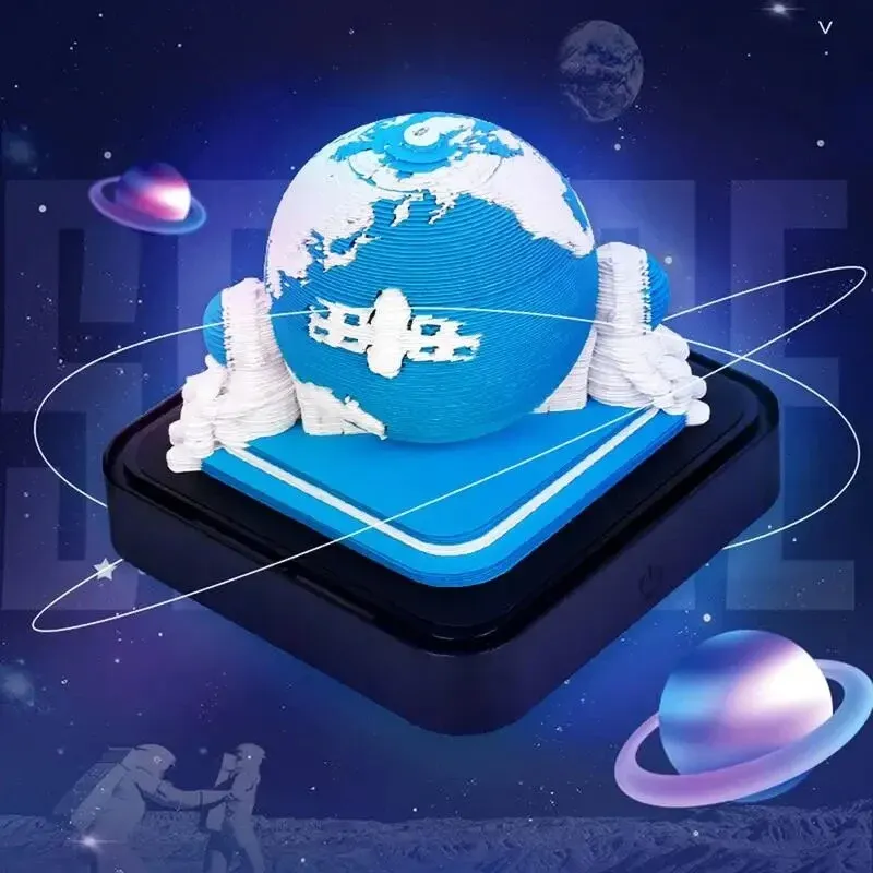 3D Earth Wanderer Calendar Memo Pad - Image 0