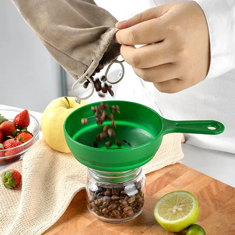 Telescopic Wide Mouth Jars Funnel - Image 0