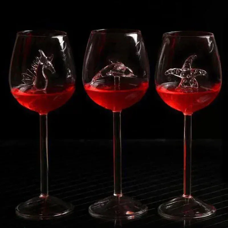 Sea Animals Dolphin Seahorse Starfish Glasses - Image 0