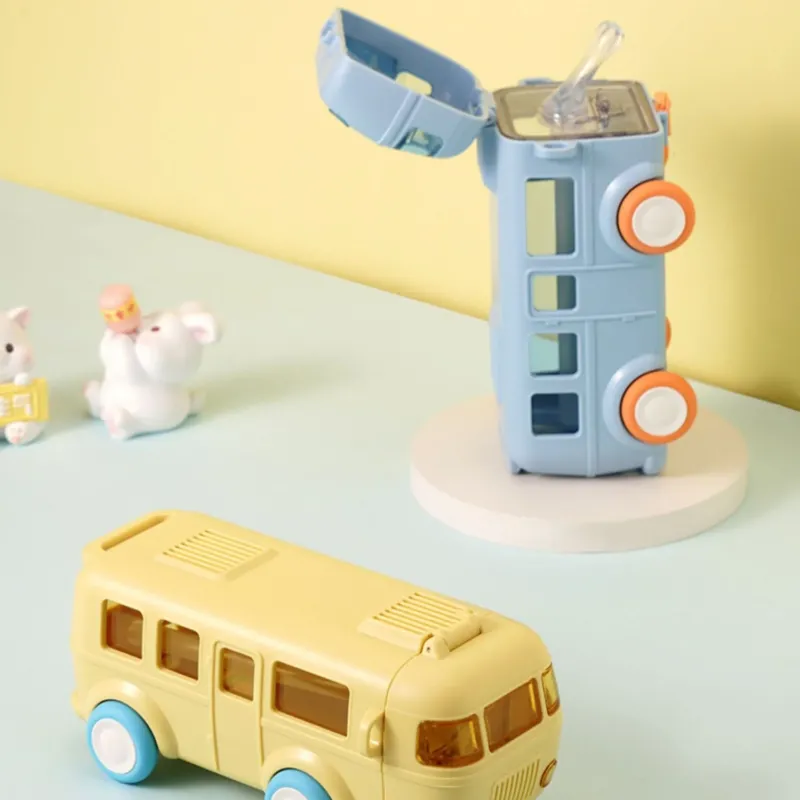 Cute Bus Leak-Proof Little Rider Water Bottle - Image 0