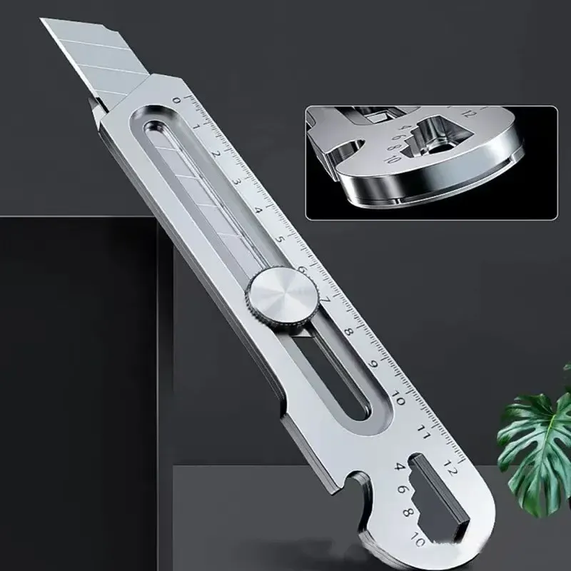 6in1 Multipurpose Stainless Steel Retractable Heavy Duty Snap-Off Blade - Image 0