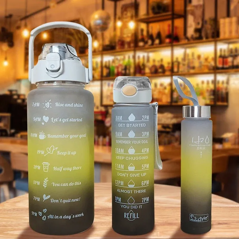 All Day Hydrate Time Marker Water Bottle - Image 0