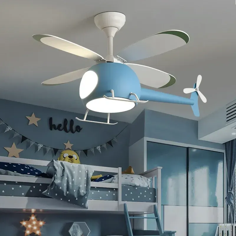 Sky Patrol Children Bedroom Ceiling Fan Light