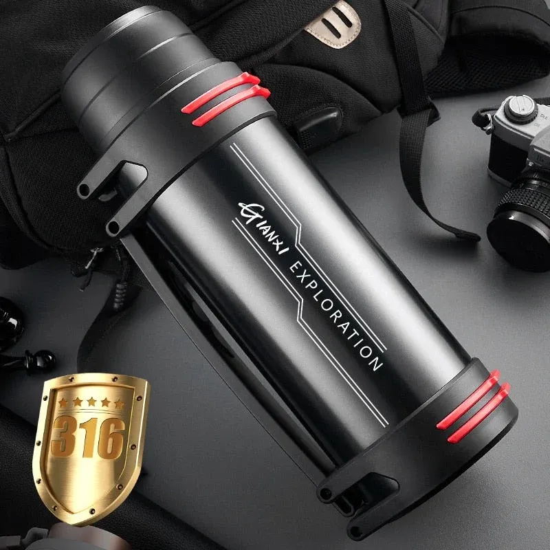 Giant Drink Stainless Steel Thermos Bottle - Image 0