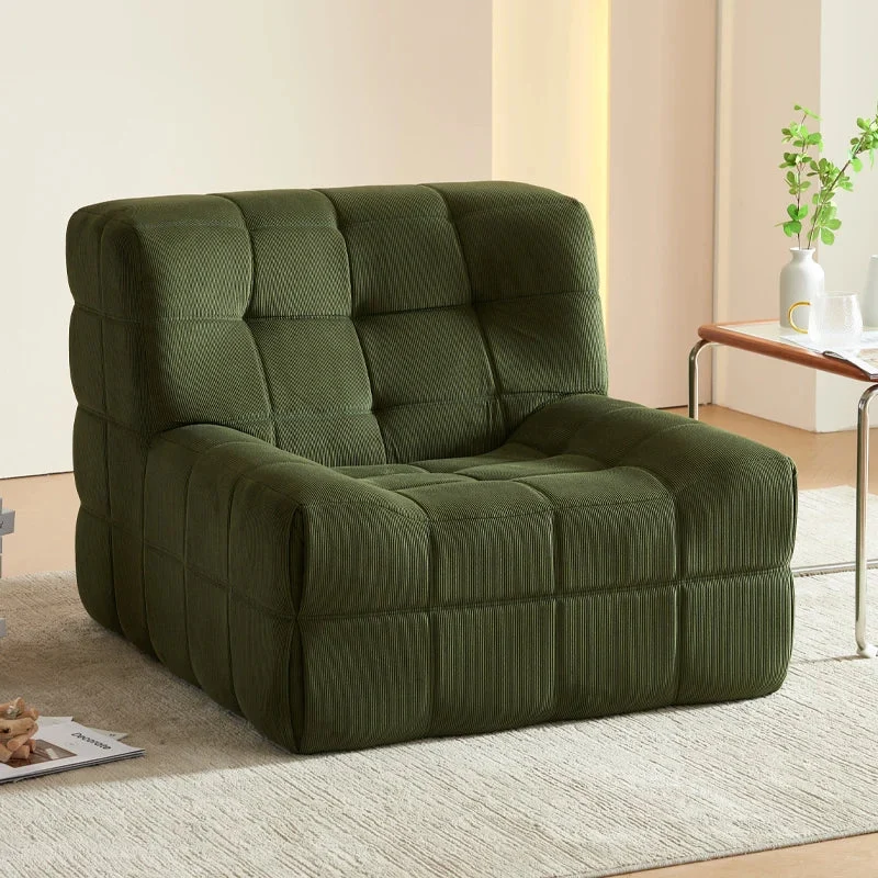 Modern Minimalist Cube-Style Convertible Modular European Lounge Chair - Image 0