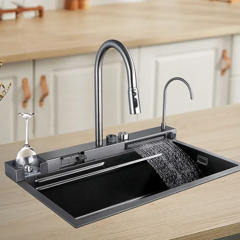 Honeycomb Digital Display Cup Rinser Prime FlowWaterfall Sink - Image 0