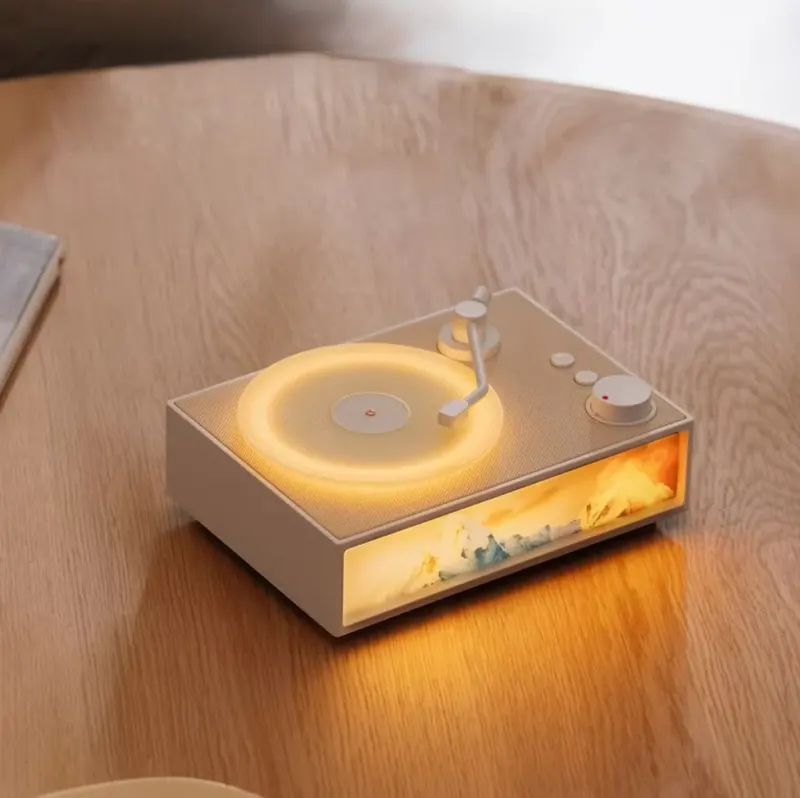 Vintage Design & LED Mood Lighting Wireless Aromatherapy Speaker - Image 0